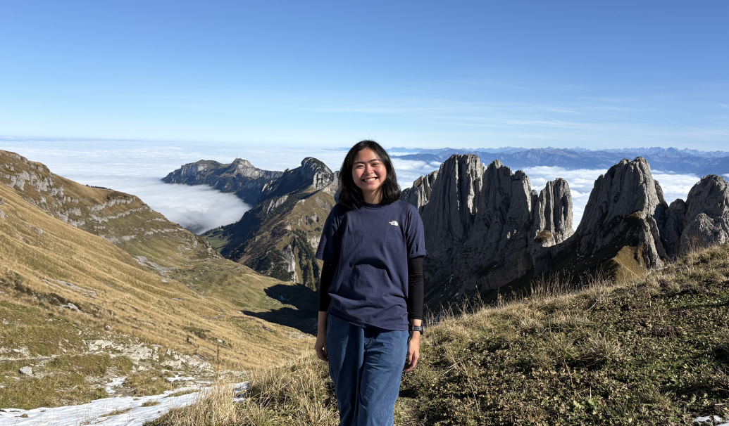 Catherine Coloma hiking